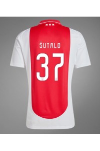 Ajax Josip Sutalo #37 Jalkapallovaatteet Kotipaita 2024-25 Lyhythihainen